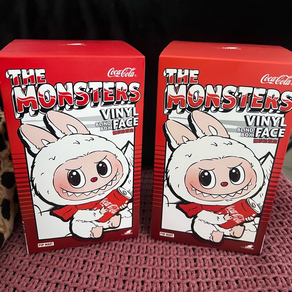 Labubu Coca-Cola The Monsters Vinyl Face Doll